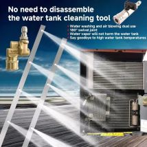 Robustes Fahrzeug-Wassertank-Entfernungsfreies Kühler-Kondensator-Reinigungswerkzeug für Wasser und Dampf mit doppeltem Verwendungszweck und 1/4 für große Lkw