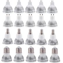 10 Stücke Dimmbare DC 12 V 24 V GU10 MR16 E27 COB Led-strahler Lampen Kalt Warm Weiß 6 W 9 W 12 W Niederspannung High Power Lampe Beleuchtung