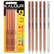 KALOUR Set di matite per frullatore e lucidatore incolore, matita non pigmentata a base di cera, perfetta per sfumare bordi ammorbidi