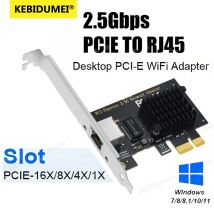 Karta sieciowa PCI-E do RJ45 2.5Gbps Gigabit Ethernet 1000/2500Mbps Karta sieciowa PCIE Kontroler sieciowy Adapter LAN RJ45 do komputera stacjonarnego
