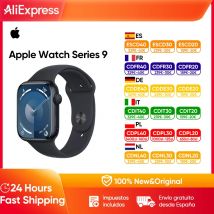 Orologio intelligente originale Apple Watch serie 9 iOS 41mm 45mm GPS 5.3 Luminosità Bluetooth Fino