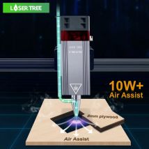 LASER TREE 10W 5W Laser Head with Air Assist TTL Blue Light Module for DIY Laser Cutting Engraving Cnc Machine Wood Tools