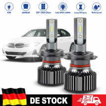 BEVINSEE Fiala H7 H4 Lampadine per fari a LED H11 H1 9007 9005 HB3 H27 880 881 Auto LED Fendinebbia Luci Turbo Mini Dimensioni 6000K 12V For Volkswagen/Mercedes-Benz/Audi/Peugeot/Volvo/Renault