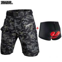 2023 Thorsol Herren Camouflage Cycling Downhill Shorts MTB Fahrradhose Culottes Short Vtt Homme Enduro Mountainbike Shorts