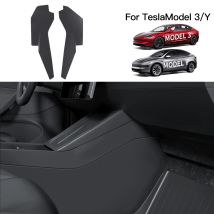 YZ Car Center Console Due Pannelli Laterali Anti Kick Pad Protector Per Tesla Modello 3 Y Highland Juniper 2025 TPE Protezione Anti-sporco