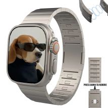 Edelstahlarmband für Apple Watch Ultra Band 49 mm 45 mm 41 mm 44 mm 40 mm Magnetschnallenarmband für iWatch Serie 8 7 6 SE 5
