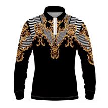 Herren Reiß verschluss Polo Golf Shirt Arbeit lässig Revers Langarm Basic moderne schlichte Reiß verschluss Frühling & Herbst reguläre Passform Reiß verschluss Polo-Shirt