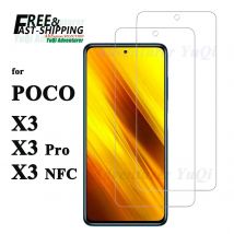 Ochraniacz ekranu do POCO X3 NFC Pro Xiaomi Szkło hartowane HD Crystal Wysoka aluminiowa przezroczysta obudowa 9H Przyjazny