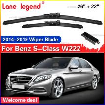Auto Front Wischer Klingen Für Mercedes Benz S Klasse W222 2014 2015 2016 2017 2018 2019 Windschutzscheibe Windschutz Fenster Pinsel 26 "+ 22"