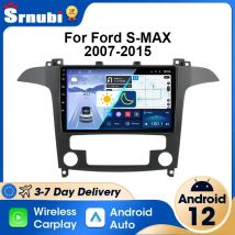 Android 12 Wireless Carplay Autoradio Audio per Ford S-MAX 2007-2015 Radio Navigazione Lettore multimediale Stereo 2 Din Unità principale