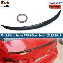 MagicKit Car Rear Trunk Lip Spoiler Wing Fit for BMW serie 3 F30 berlina a 4 porte 2012-2017 Kit