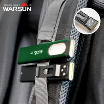 Warsun T7 Ultima torcia portachiavi a LED 450Lm Mini torcia portatile Lanterna tascabile Luce da lavoro con magnete