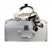 Dental Lupen Dental Lupe Scheinwerfer LED Licht Vergrößerung Scheinwerfer Fernglas Einstellbar 2,5X/3,5X 5W Spot