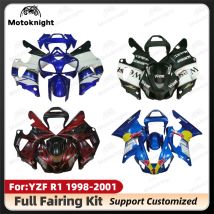 Motorrad-Spritzguss-Vollverkleidungsset, passend für Yamaha YZF1000 YZFR1 YZF-R1 R1 1998 1999 2000 2001, Verkleidungssätze aus Kunststoff