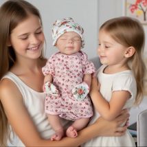 18 Inch Pascale Full Body Soft Solid Un/Painted Silicone Bebe Reborn Doll Handmade Lifelike Newborn Baby Doll