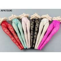 Bunte Herz Liebe Mode Puppe Strumpfhosen für Barbie Puppe Zubehör Legging Strümpfe für 1/6 BJD Puppen Socke Kind DIY Spielzeug