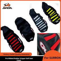SNOR Motorcycle Pro Ribbed Rubber Gripper Anti-slip Seat Cover For SURRON Light bee X S Ultra Bee Seat Off-Road Electric E-Bike