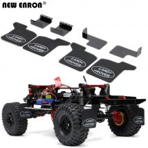 NUOVO ENRON Quarti di Gomma Parafango Anteriore e Posteriore Paraspruzzi Set di Staffe In Alluminio per RC Crawler Auto 1/10 Traxxas TRX4 Tamiya D110