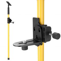 Teleskops tange für Leitungs richt maschine Aluminium legierung verstellbarer Hub Verlängerung halterung für 3/8 ''und 5/8'' Lasern iveau