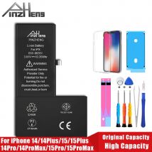 PINZHENG Echter Akku mit hoher Kapazität für iPhone 15 14 Pro Max 15 Pro 14 Pro 15 Plus 14 Plus 15 Pro Max Ersatzbatterien