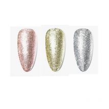 New Glitter Gel Polish Shiny Platinum Nail Gel 5ml Nail Art Flashing Soak Off UV Semi Permanent Hybrid Vernis Varnish Lacquer