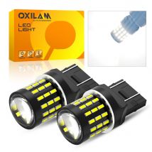 2 sztuki żarówek LED T20 Canbus 7443 W21/5W do Opla Zafira Astra J Insignia Vivaro 2019 W21W LED