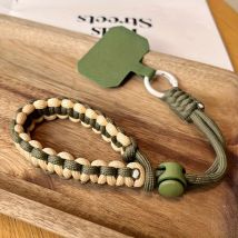 Niedliches Handy-Lanyard zum Aufhängen, Dekoration, kann gedragen werden, Twist-Seil, Anti-Verlust-Anhänger, modisch, starkes Handgelenk, kurze Riemen