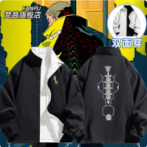 Anime Cyberpunk David Martinez Reversible Kapuzenpullover Cosplay Herbst Winter Männer Frauen Mantel Lose Jacke Tops Geschenke FP