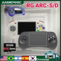 ANBERNIC RG ARC-D ARC-S Console di gioco portatile Design a sei pulsanti 4 "IPS Sistema Android Linux Lettori video retrò Regalo per bambini PSP