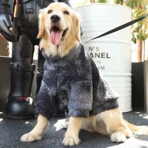 HOOPET 3XL-7XL Winter dicke Kleidung für große Hunde, Lammwolljacke für mittelgroße und große Hunde, winddichter Mantel, Haustierzubehör