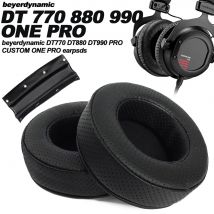 Kopfhörerpolster für Beyerdynamic CUSTOM ONE PRO PLUS DT770 DT880 PRO DT990 PRO MMX 300 PRO Ersatz-Ohrpolster Kopfhörer Mesh