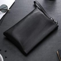 SENOFAN 2025 Pochette Borsa da uomo Borsa a busta Borsa a mano in vera pelle di pecora Portafoglio Pochette da uomo Borsa per telefono da lavoro Maschile