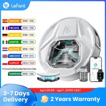 Lefant M320 6000Pa Potente aspirapolvere robot con scopa, 210 minuti di autonomia, pattumiera visibile da 800 ml, rilevamento tappeti