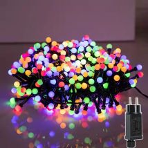 10M 500LED Round Ball Christmas Garland Fairy Lights impermeabile 8 modalità Garden petardo String Light per la decorazione del capodanno