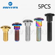 Wanyifa 5 Teile/los M8 x 20 22 25 30 33mm Titan Bolzen Schrauben Innensechskant Kopf für Suzuki Bremsscheibe Schrauben