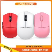 Darmoshark M5 Pro Kabellose Gaming-Maus mit drei Modi, Pixart Paw3950, Sensor, Büro, 38 g, leicht, ergonomisch, 8K-Maus, Gamer-Geschenk
