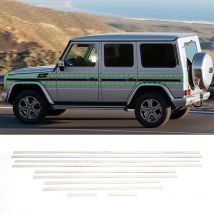 Edelstahl Auto Seite Tür Körper Form Streifen Abdeckung Trim Außen Zubehör Für Mercedes-Benz G-Klasse W463 2004-2018