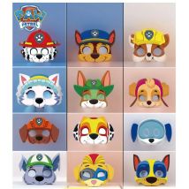 12 sztuk Paw Patrol maski na imprezę urodzinową zabawka Puppy Patrol kostium dla dzieci maski Patrulla Canina rysunek maska ​​dla dzieci na imprezę Cosplay