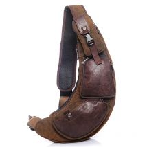 Männer Cross Body Rucksack Schlinge Brusttasche Sport militärische taktische Halbmond Fahrer Reise klettern Leinwand männliche Messenger Umhängetasche