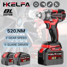 Avvitatore a impulsi elettrico brushless da 520 Nm, pistola a impulsi da 1/2 pollice, avvitatore elettrico a batteria reversibile per utensili elettrici Makita 18V