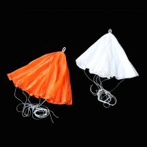 1PCS Durchmesser 70cm 100cm 150cm Orange/Weiß Fallschirme Absturzsicherung Fallschirmkopf für Wasserrakete Modell Flugzeug Outdoor Geschenk