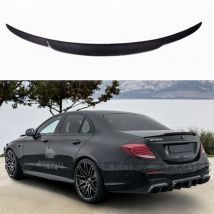 Für mercedes benz e klasse w213 e200 e300 e400 e550 2005-2014 carbon faser auto spoiler schwarz