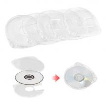 1/510 PCS DVD CD Case 7mm Double Clear UMD Replacement Shell, Apply for Most Game DVD CD