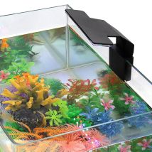 Lampada a LED super sottile per acquario, mini luce decorativa per piante acquatiche, luce per morsetto per acquario ad alta luminosità