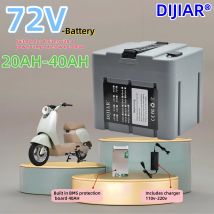 DIJIAR kleine weiße Box 72V40AH neue 18650-Lithiumbatterie mit voller Kapazität, geeignet für Motoren unter 500 W-3000 W + BMS