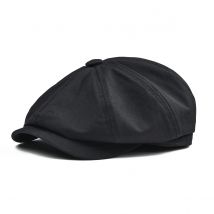 Botvela Newsboy Cap Men's Twill Cotton Hat Baker Boy Caps Retro Big Headpiece Large Hats Cabbie Apple Beret
