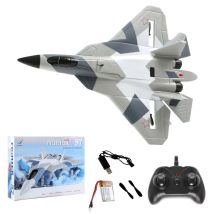 SU 57 Airplane RC 2.4G Remote Control Aircraft Electric EPP Foam Plane FX657 Rc Fighter Fixed Wing Hand Throwing Glider Toys