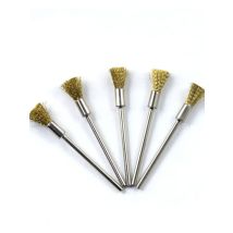 #05B05# 5pcs/pack Dental Polisher Brass Brush Grinding Jade/Ceramic/Metal/Jewelry For Low Speed Handpiece Dental Product