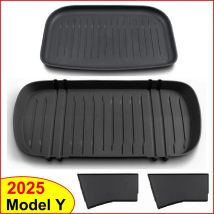 For Tesla Model Y Juniper 2025 Front Rear Trunk Mat TPE Carpet Waterproof Pads Protective Cover Trunk Cargo Liner Dividers Tray