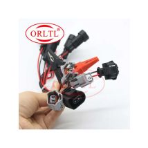ORLTL Set of 6 Detector Connection Cable Tester and Fuel Injector Connecting Cable Set For Bosh / Denso / Del phi / Siemens